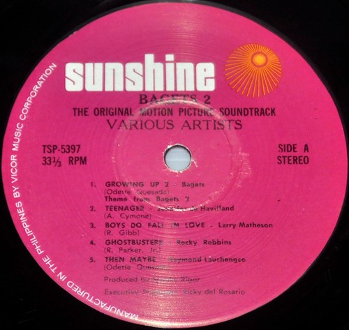 Philippines BAGETS 2 Soundtrack OPM LP Vinyl Record 1984 Original Pressing - Picture 5 of 6