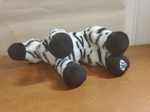 Ganz Webkinz Zebra HM163 Black White No Code Plush Stuffed Animal Toy - Picture 8 of 10