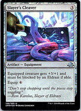 Slayer's Cleaver Foil Magic The Gathering Eldritch Moon Light Play