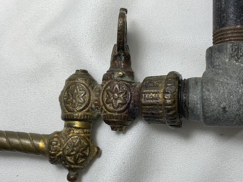 Antique Victorian Brass Gas Light Wall Sconce Swivel Arm Lamp Part - Picture 17 of 21