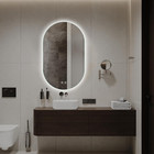 Oval LED Bathroom Vanity Mirror, 36X22Inch Frameless Backlit Mirror with Light,