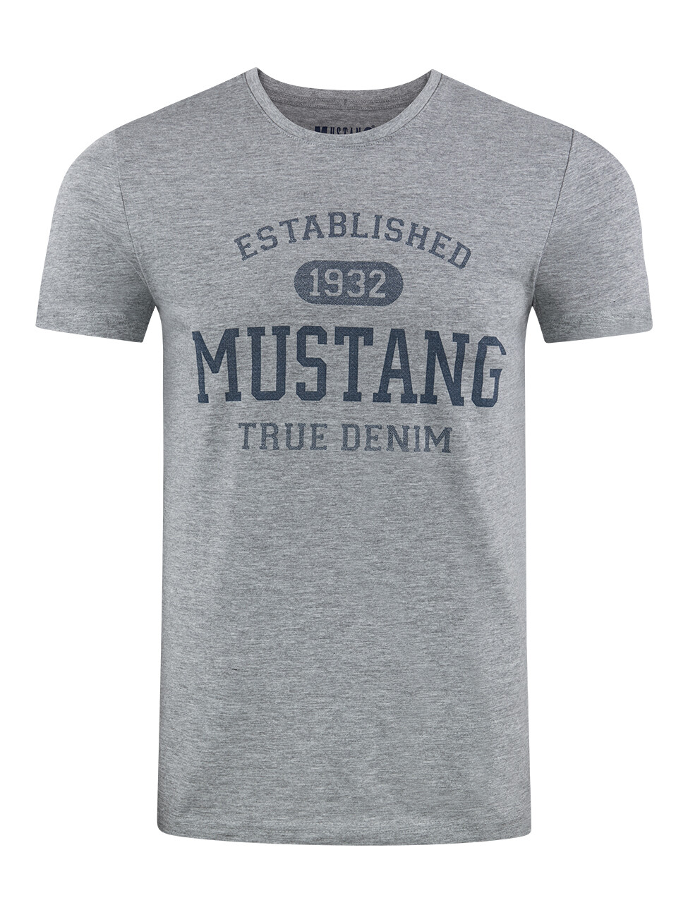 Футболка Mustang Herren с базовым принтом Футболка Rundhals Kurzarm 100 Baumwolle NEU 3690₽