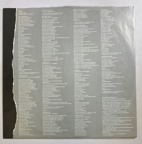 Tané Cain - Tané Cain Lp Vinyl Record Pop Rock German Issue EX / VG+ Condition - Picture 7 of 8