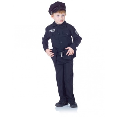 Underwraps Polizei Offizier Set Polizeikostüm Für Jungen Halloween Kostüm 25912