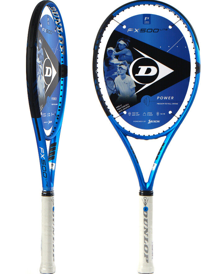 Dunlop 2023 FX500 LITE Tennis Racquet Racket Blue 100sq 270g 16x18