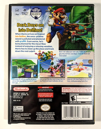 Nintendo Gamecube Super Mario Sunshine Player's Choice - 2002 - Estuche de disco manual - Imagen 2 de 5