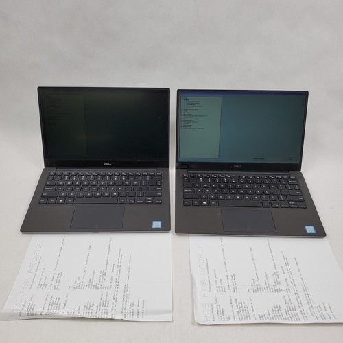 (2) Dell XPS 13 9360 13" Intel Core i5-8250U 1.6GHz 8GB RAM 256GB SSD NO OS