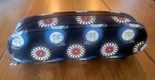 Vera Bradley Eye/SunGlass Holder/Mini Cosmetic Zip Around Case Hanna Night Owl