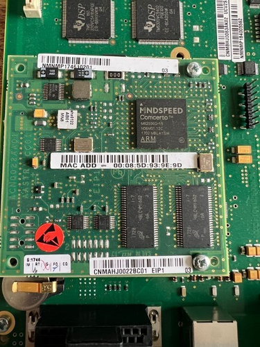 ⚠ Aastra Mitel ADS UCV2S HJ0063AK module met EIP-1 EIP 1 HJ0022BC HJ002B ⚠ - Afbeelding 2 van 4
