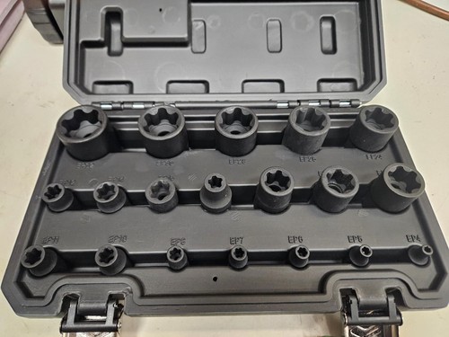 External E Torx plus EP Socket Set for Tesla Nissan Ford Honda Civic 5 & 6 Point - Picture 18 of 24