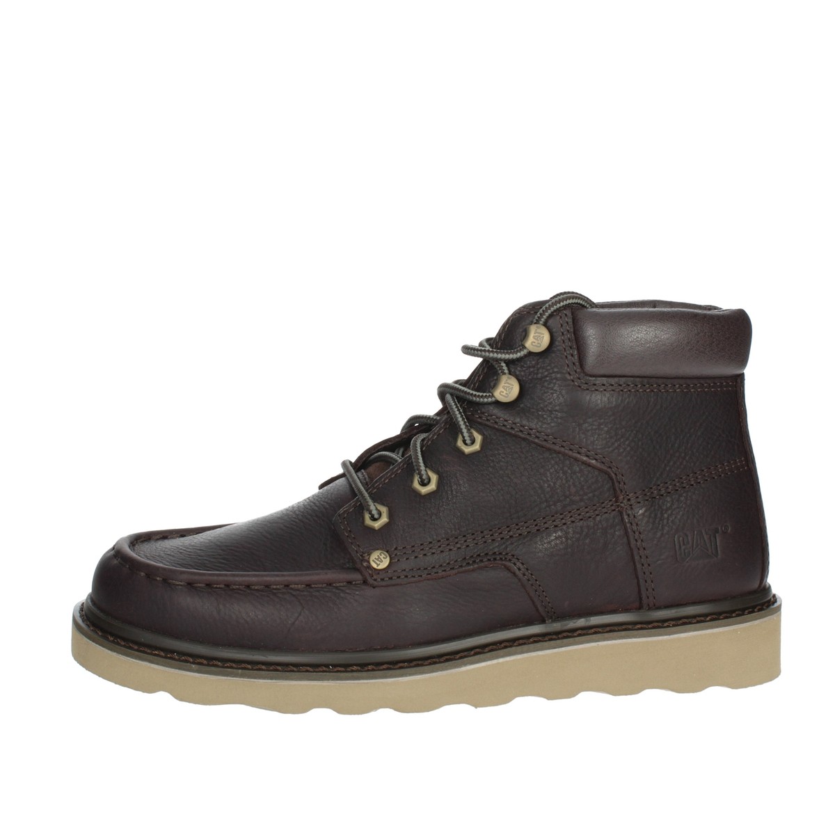 Anfibi Uomo Cat Pelle Marrone P723600 eBay