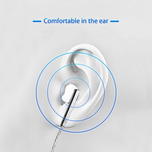 HIFI Sound Quality HD Talking Semi-In-Ear 3.5mm Headset with Headset New - Afbeelding 9 van 10