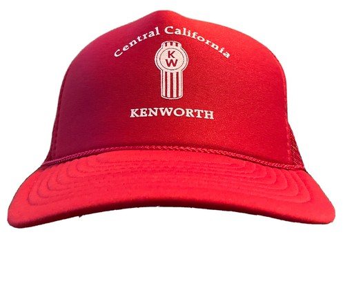 VTG KENWORTH OF CENTRAL CALIFORNIA TRUCKER CAP HAT ADJUSTABLE MESH SNAPBACK NOS - Picture 2 of 6