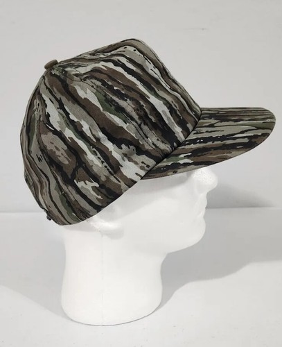 Vtg Camouflage Snapback Cap Hat Water Repellent Made In The USA Hunting - Picture 4 of 13