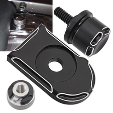 Aluminum Accessories Parts Seat Bolt Tab Cover Screw Kit For Harley Softail Dyna