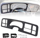 Double Din Truck Dash Kit Compatible with 1999-2002 Gm Full-Size Trucks Suv'S Si