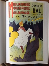 The Posters Of Toulouse-Lautrec Large Format Vintage Book 1966 Printed in France