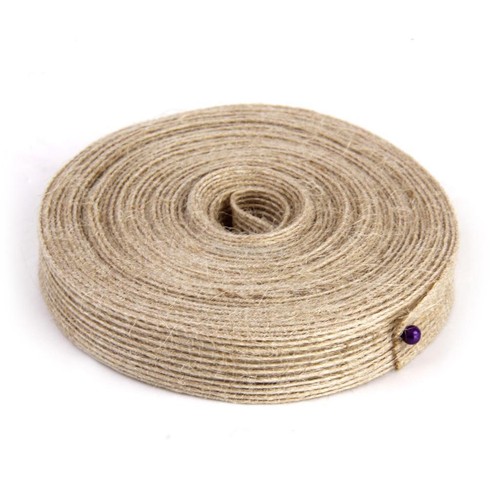 10M Natural Jute Hessian Burlap Ribbon Rustic Weddings Strap Decor Floristry - Picture 2 of 7