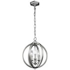 Feiss Lighting F3059/3PN Corinne - Mini-Pendant 3 Light in Transitional Style -