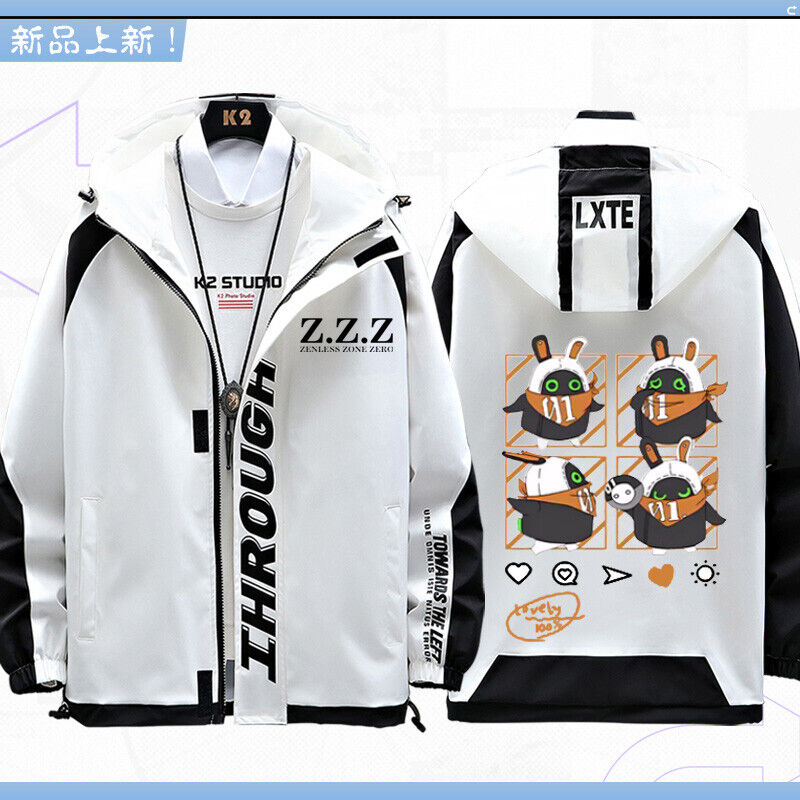 Zenless Zone Zero Long Sleeved Coat Unisex Zip Jacket Zenless Zone Zero Long Sleeved Coat Unisex Zip Jacket