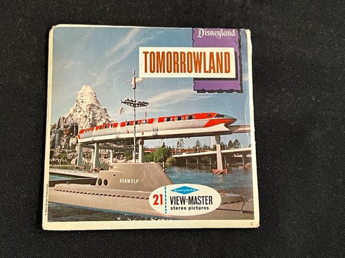 Sawyer's View-Master Packet DISNEYLAND TOMORROWLAND, California edizione anni '60