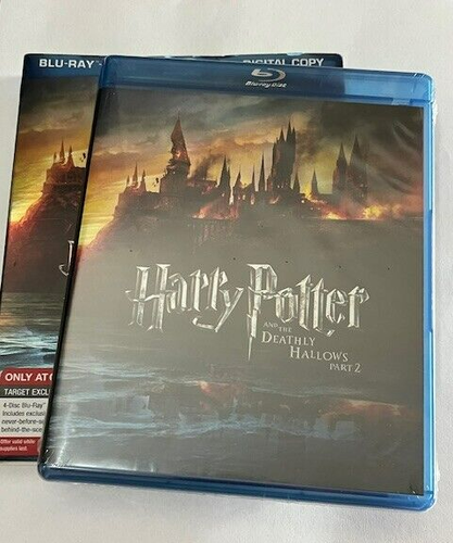 Harry Potter and the Deathly Hallows: Part 2 Blu-Ray DVD w/ slipcover New Sealed - Picture 3 of 3