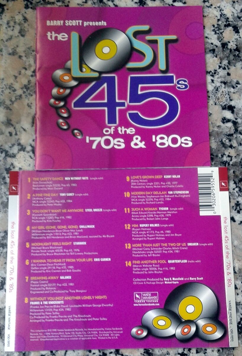 Barry Scott Lost 45s 70s & 80s Vol. 1 RARE CD Van Stephenson Balance Sneaker