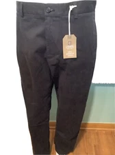 CHAPS TRUE AMERICAN CHINCO MENS PANTS SIZE 32X30 BLACK NEW