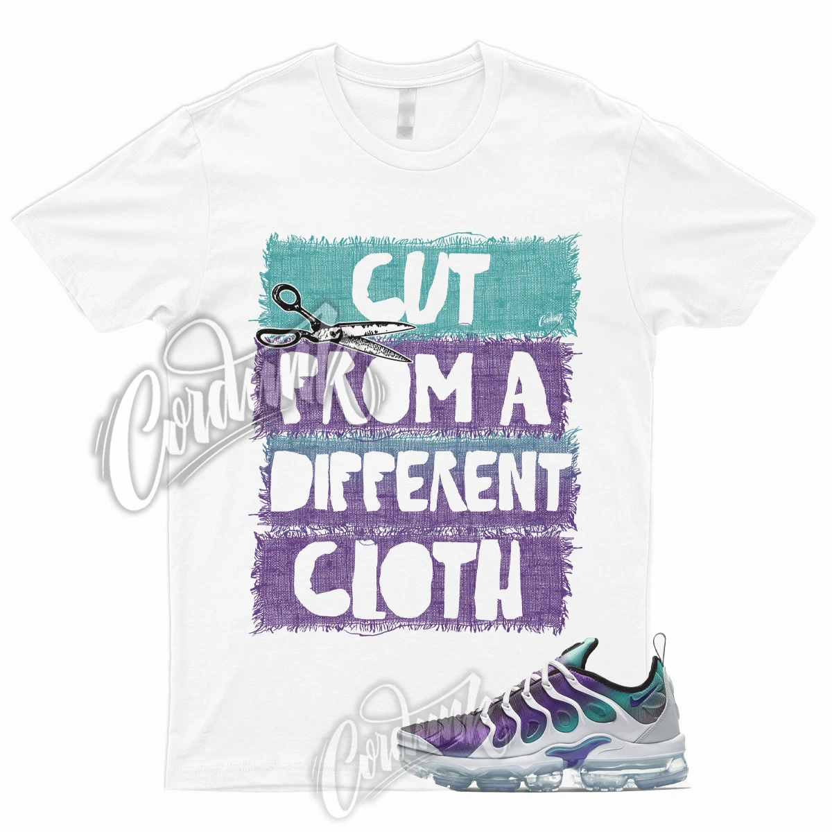 Vapormax plus top grape shirt