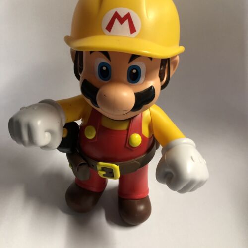 Taito Jamma Crane Prize Super Mario Maker 12" Builder Mario Figur Nintendo 2015 - Bild 5 von 6