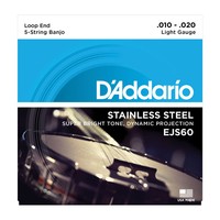 D'addario Ej60 5-string Banjo Strings, Nickel, Light, 9-20 on sale D'addario Ej60 5-string Banjo Strings, Nickel, Light, 9-20 on sale