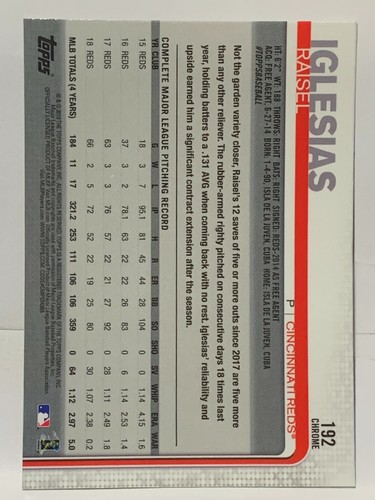 2019 Topps Chrome Baseball - Vet and RC & Rookie Gold Cup 1-204 - You Pick (a166 - Picture 376 of 390