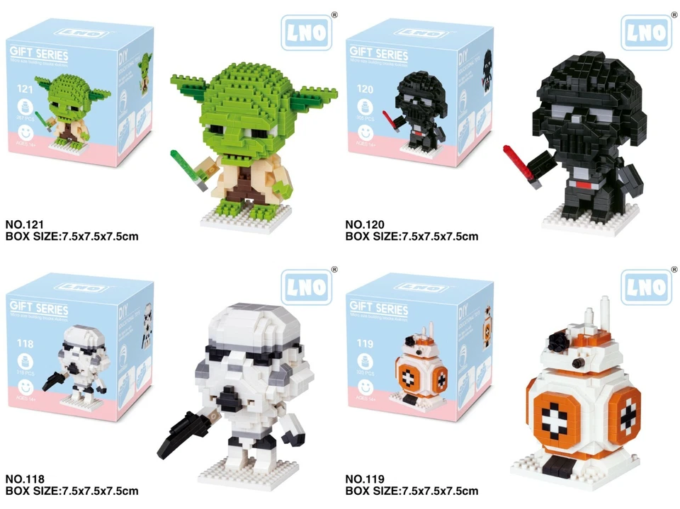 Unique Star Space Wars Compatible Mini Nano Building Blocks Toy Gift UK Stock - Image 2 of 4