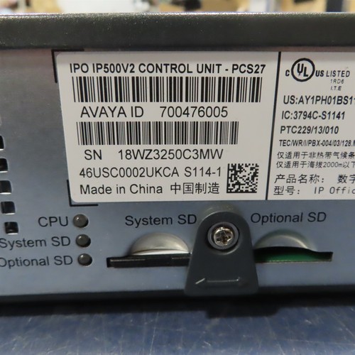 Avaya IP Office IP500 V2 700476005 PCS27 700417231 700507449 700504031 VCM 32 UC - Picture 5 of 5
