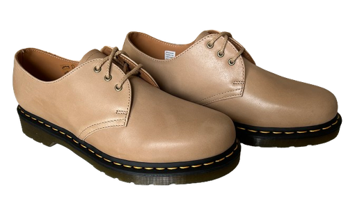 Dr. Martens Herren Schuhe Leder Halbschuhe Farbe beige Schnürschuhe Gr. 41, 45 - Bild 1 von 11