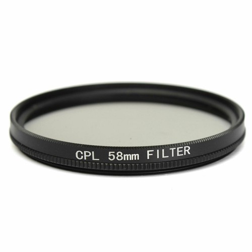 58mm UV CPL ND4 Circular Polarizing Filter Kit + Lens Hood For Canon Camera DSLR - Picture 7 of 7