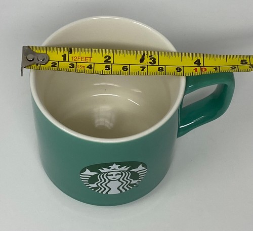 Set 2 Starbucks 2021 Mugs Siren Logo 11oz Coffee Mug Cup Aqua Teal Seafoam Green - Picture 13 of 13