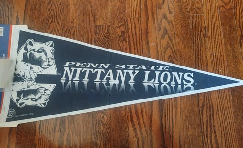 Penn State University Nittany Lions 12 X 30 Tag Express Felt Pennant Sticker Pin - Picture 2 of 8