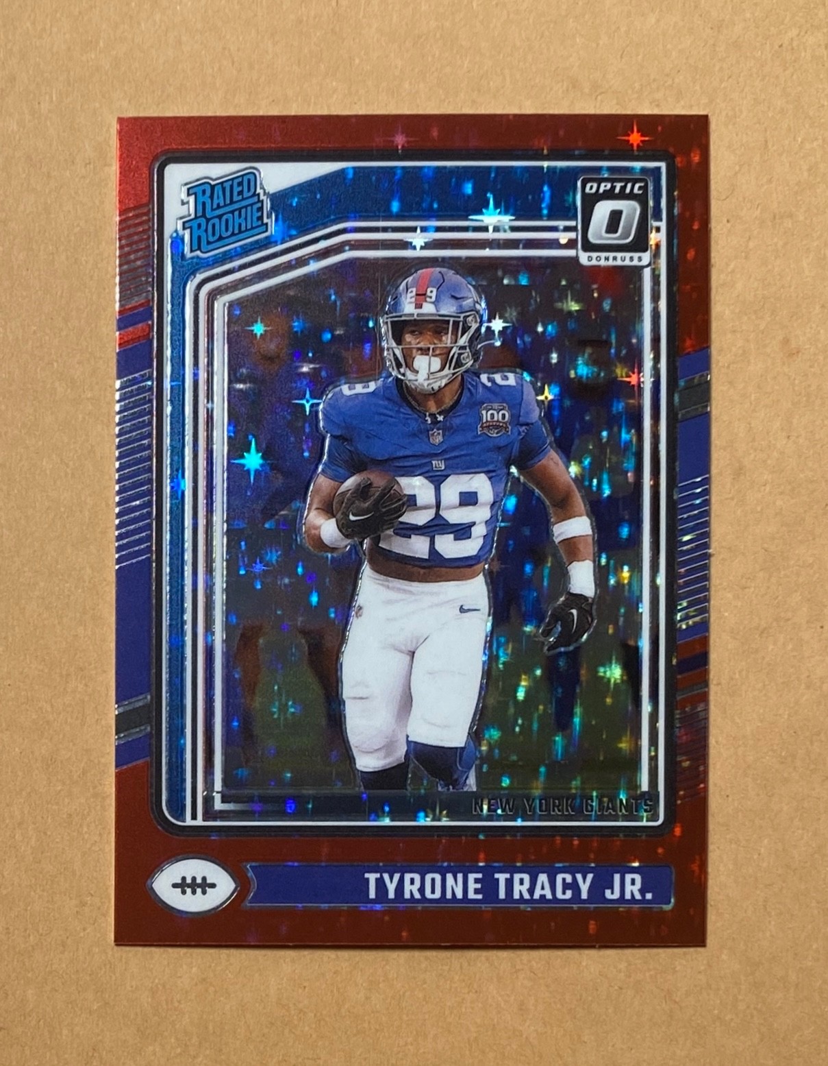 2024 Donruss Optic #259 Tyrone Tracy Jr. Rated RC International Red Stars Prizm