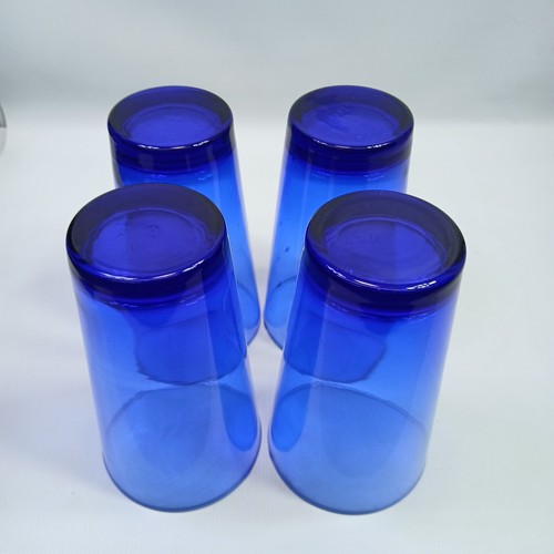 Vasos acampanados azul cobalto Anchor Hocking de colección 14 OZ - JUEGO de 4 - Imagen 4 de 6