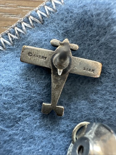 Vintage nicht mehr produziert James Avery Silber Propeller Flugzeug Tie Tack Copyright 1985, 1987 - Bild 10 von 22