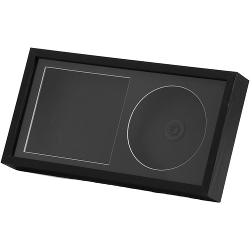 CD Frame Display Case Wood CD Display Frame With Bracket Hook Double GoWfd - Picture 9 of 11
