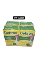 Lot of 4 Debrox Earwax Removal Kit Includes Drops & Ear Syringe Bulbs