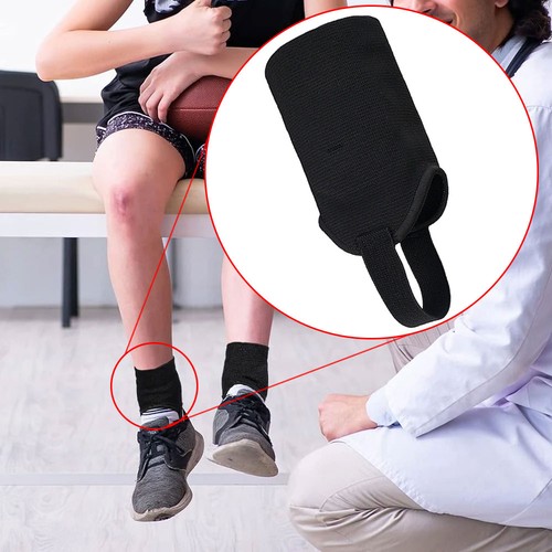 1 par de almohadillas negras de doble cara EVA tobillera soporte de tobillo protector escalada - Imagen 7 de 12