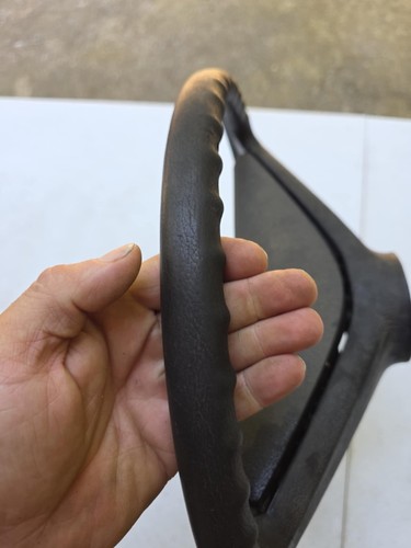VW MK1 Wolfsburg Steering Wheel 75-84 Rabbit Jetta Pickup Black - Picture 8 of 10