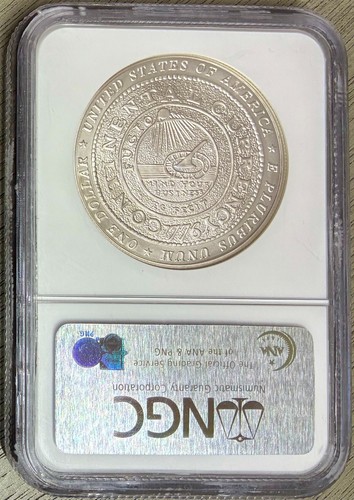 2006-P Benjamin Franklin Founding Father Commemorative Silver Dollar, NGC MS-70 - Picture 2 of 2