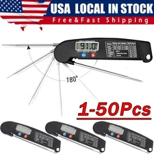 Instant Read Digital Meat Thermometer BBQ Grill Smoker For Kitchen Food Cooking