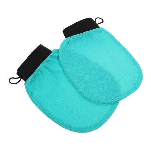 2 Pcs Exfoliating Gloves Scrub Mitt Body Bath Dead Skin Removers - Picture 4 of 12