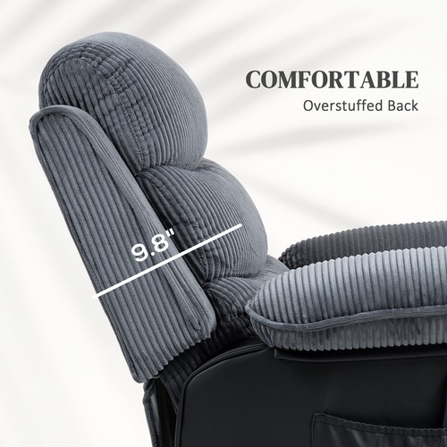 HOMCOM Power Lift Massage Chair Recliner with Heat for Elderly - Picture 11 of 11