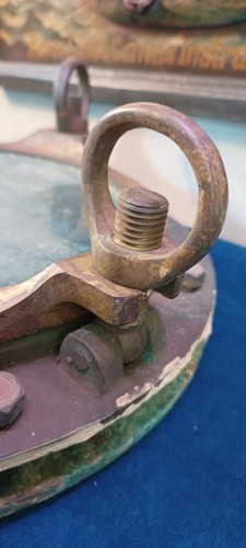 Antikes 16 Zoll Messing Bullauge. Sehr alt. - Bild 4 von 21